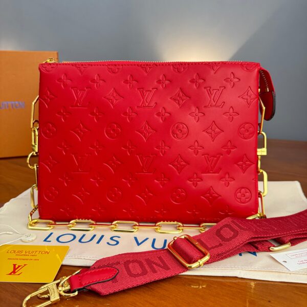 Cartera COUSSIN EMPREINTE ROJO