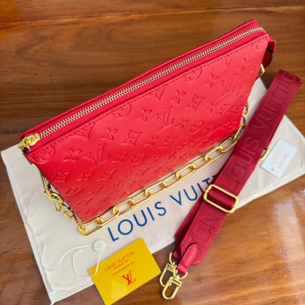 Cartera COUSSIN EMPREINTE ROJO