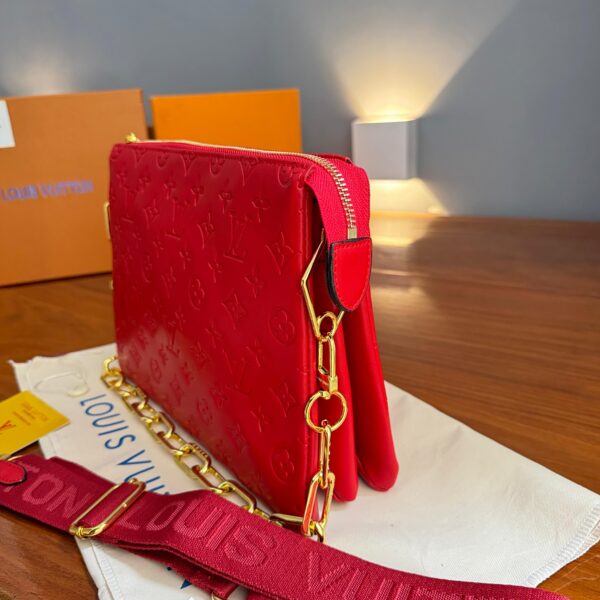 Cartera COUSSIN EMPREINTE ROJO