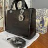 CARTERA LADY DIOR MONOGRAM BLACK