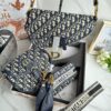 BOX CARTERA SADDLE DIOR AZUL