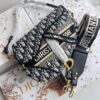 CARTERA SADDLE DIOR NEGRO CLASICO