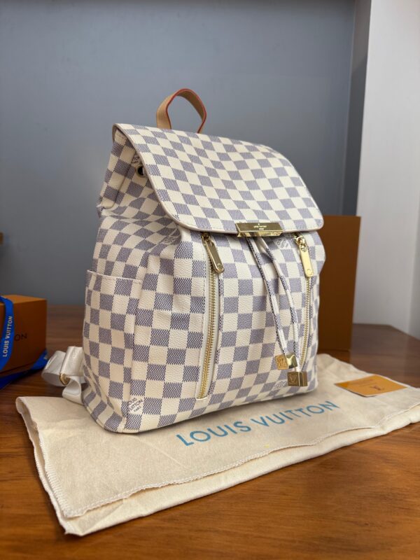 MOCHILA AZUR DAMIER  BLANCO