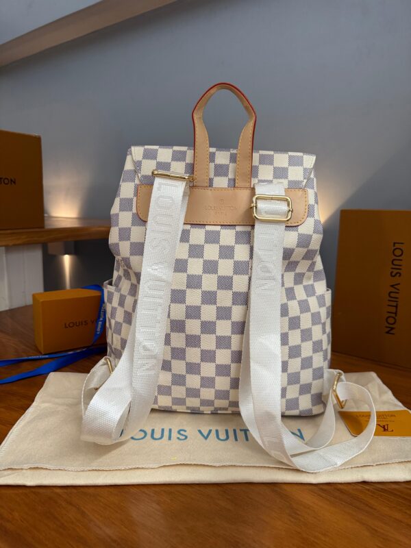 MOCHILA AZUR DAMIER  BLANCO