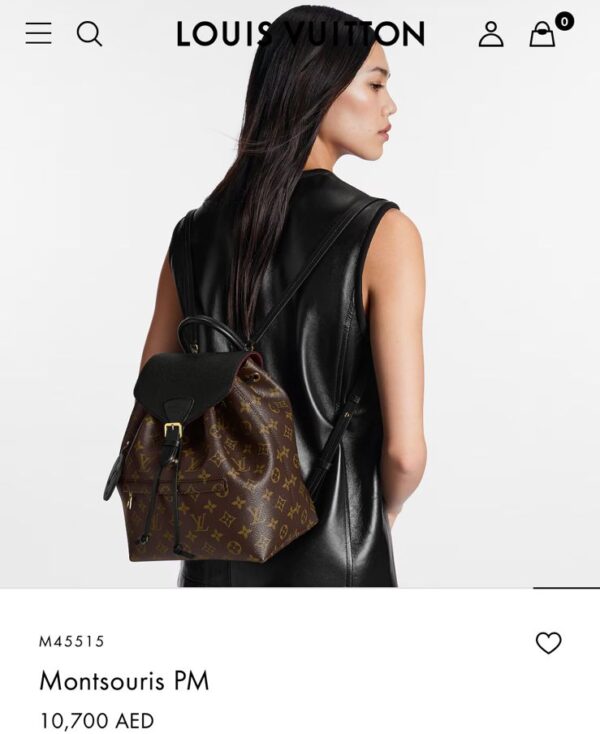 MOCHILA MONTSOURIS MONOGRAM NEGRO