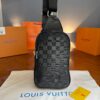 PECHERA AVENUE DAMIER EMPREINTE NEGRO