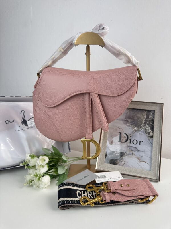 CARTERA SADDLE DIOR ROSADO