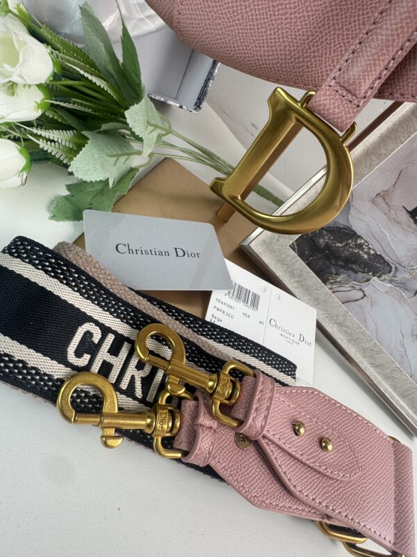 CARTERA SADDLE DIOR ROSADO
