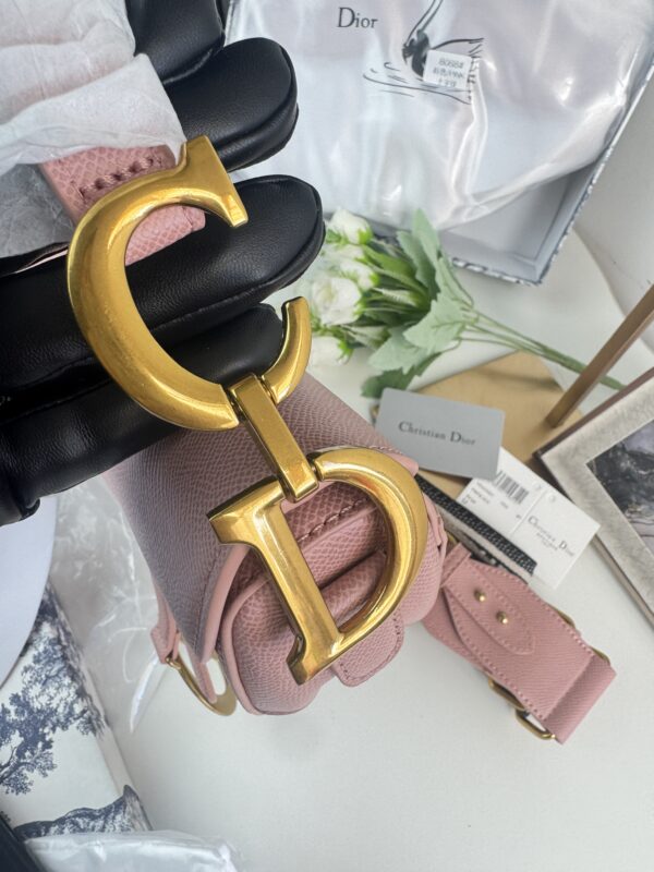 CARTERA SADDLE DIOR ROSADO
