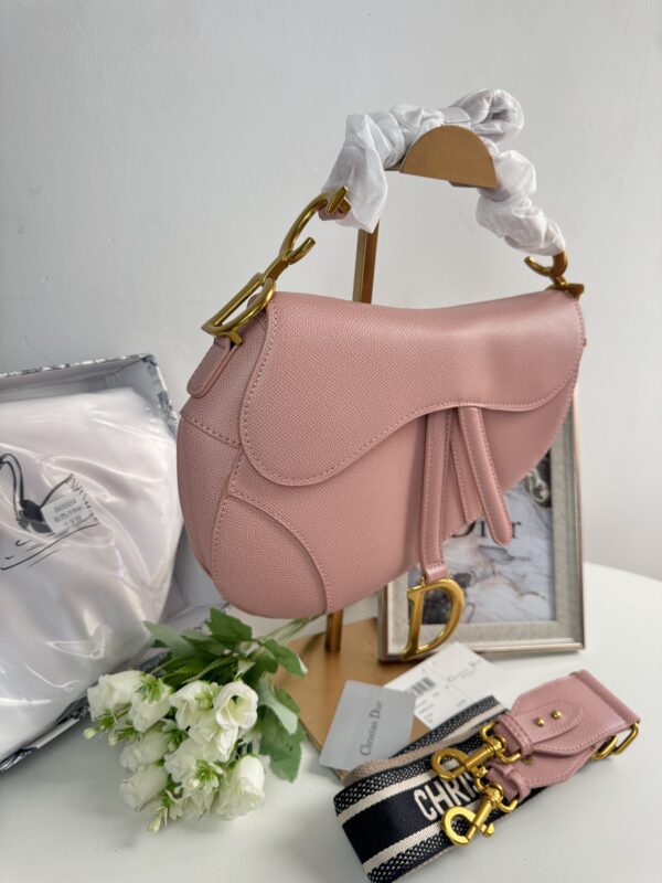 CARTERA SADDLE DIOR ROSADO