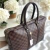 PORTE- DOCUMENTS VOYAGE DAMIER MARRON