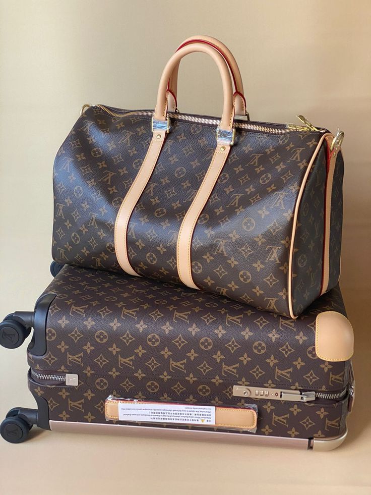 PORTE- DOCUMENTS VOYAGE DAMIER MARRON