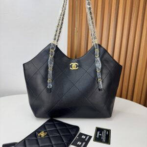 CHANEL 25S MAXI TOTE NEGRO