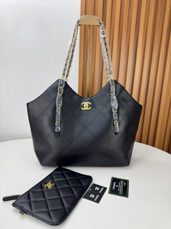 CHANEL 25S MAXI TOTE NEGRO