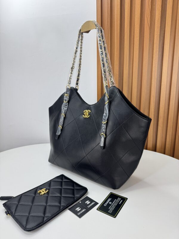 CHANEL 25S MAXI TOTE NEGRO
